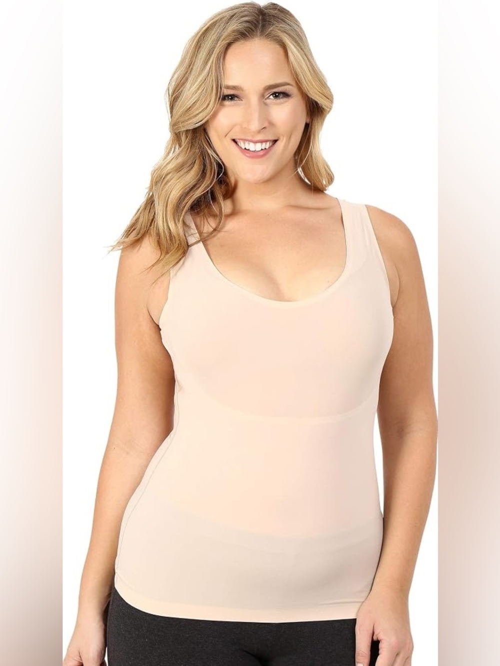 SPANX Thinstincts Shaping Tank Top Women’s 2XL Smoothing Base Layer Nude NWT